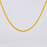 Cadena Lazo 2.7g / 18 in / 2mm Oro Amarillo 18K