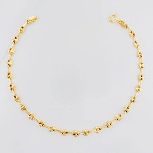 Anklet GC 3.2g / 9 3/4 in / 3.6mm Yellow Gold 18K