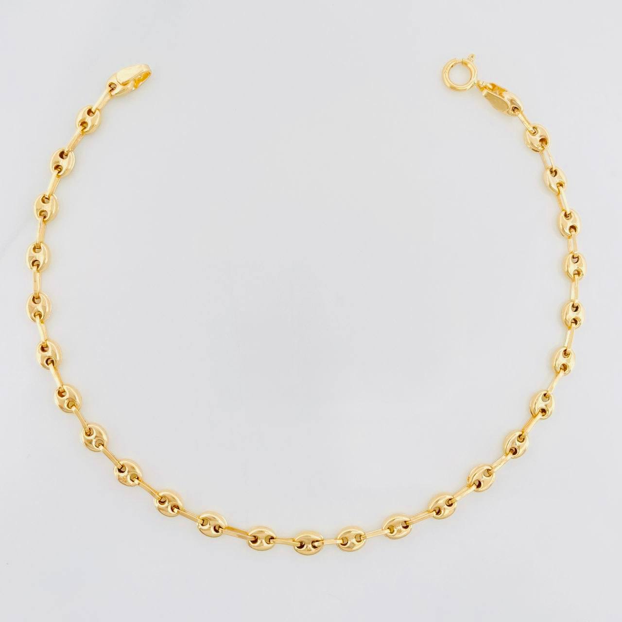 Anklet GC 2.95g / 9 3/4 in / 3.8mm Yellow Gold 18K