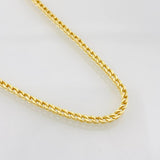 Cadena Franco 7.7g / 24 in / 1.95mm Oro Amarillo 18K