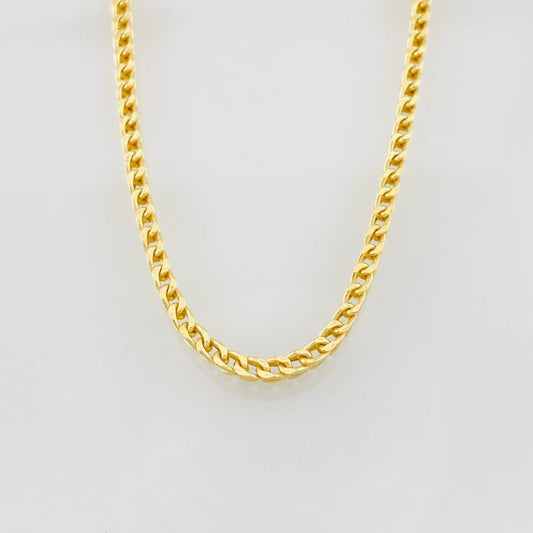 Cadena Franco 7.7g / 24 in / 1.95mm Oro Amarillo 18K