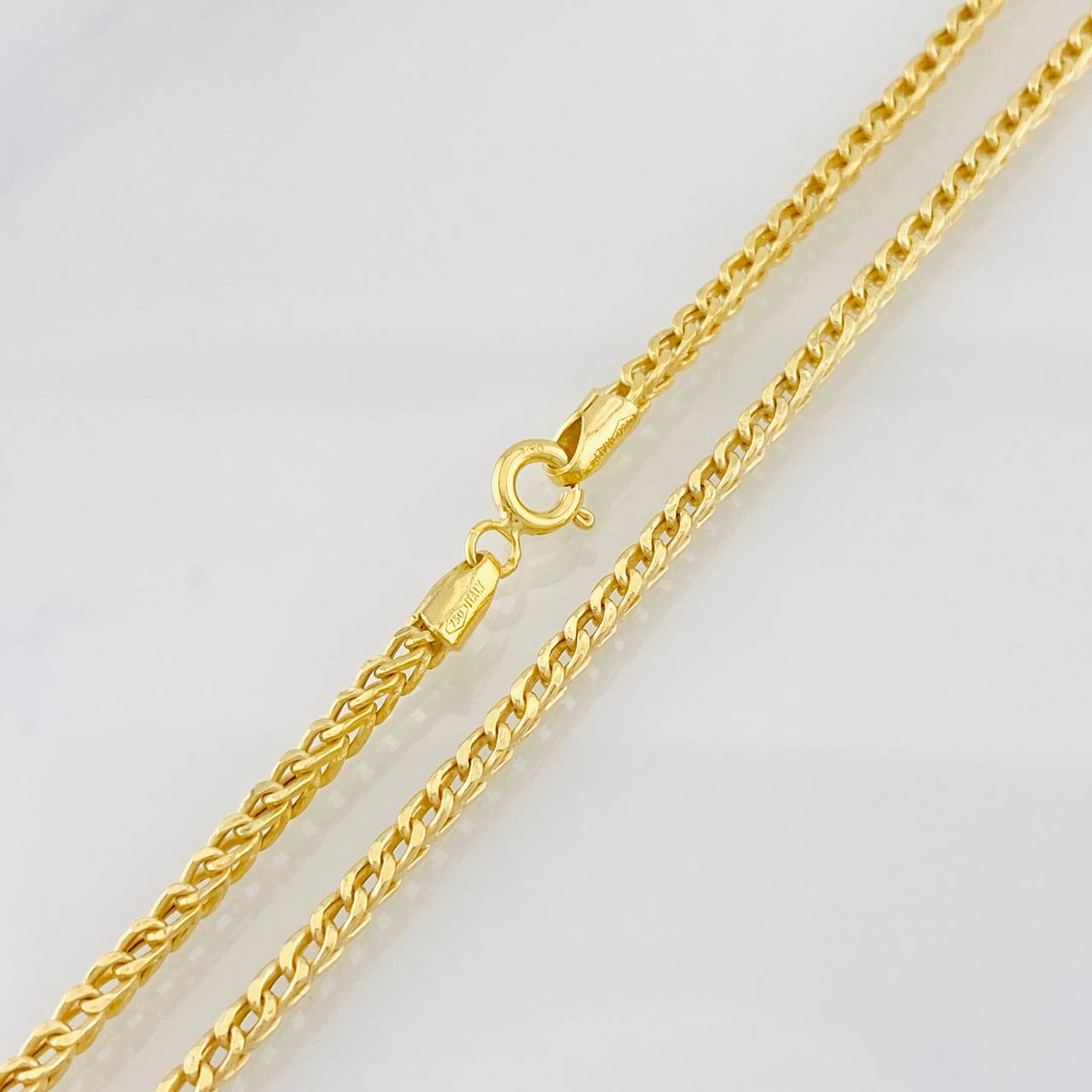 Cadena Franco 7.7g / 24 in / 1.95mm Oro Amarillo 18K