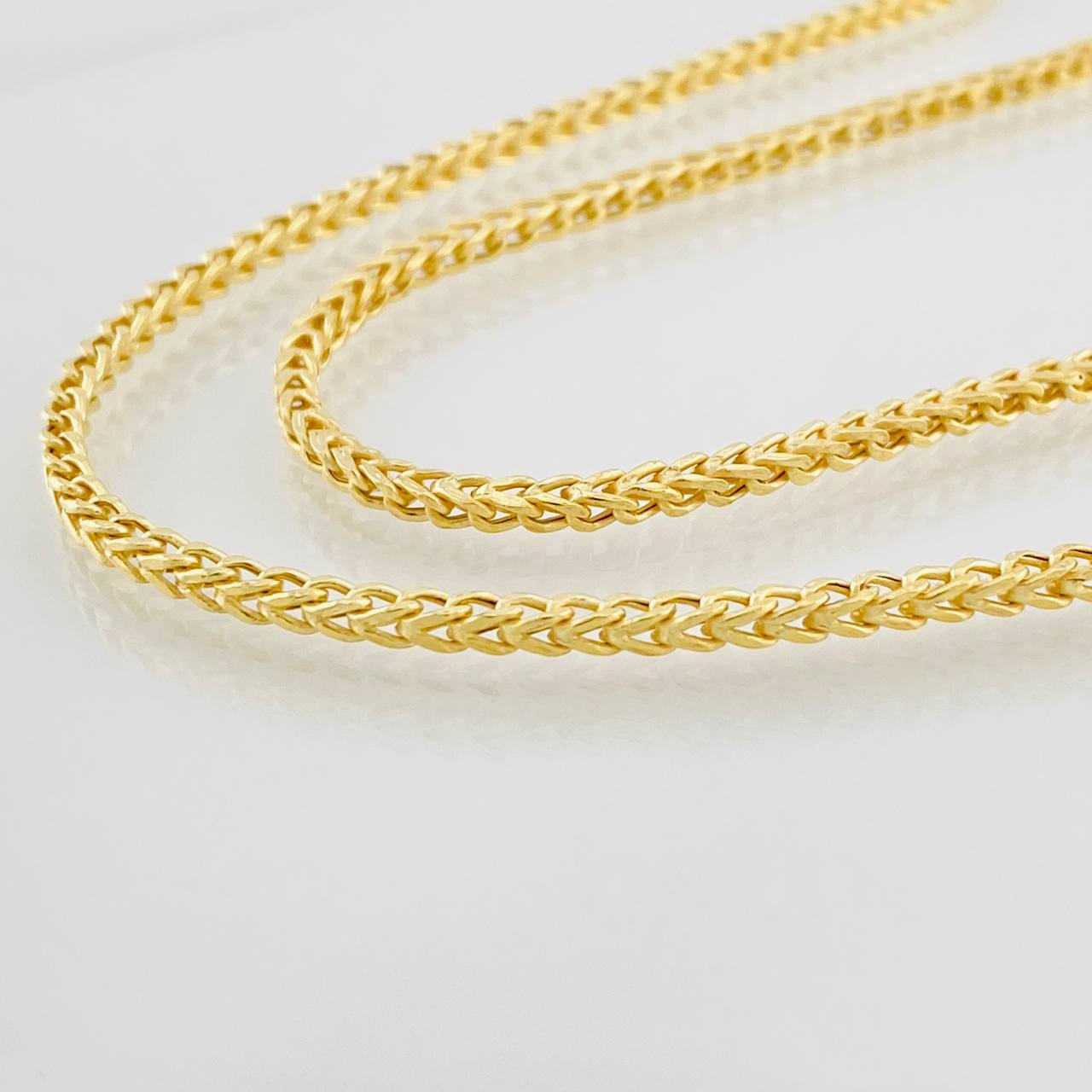 Cadena Franco 7.7g / 24 in / 1.95mm Oro Amarillo 18K