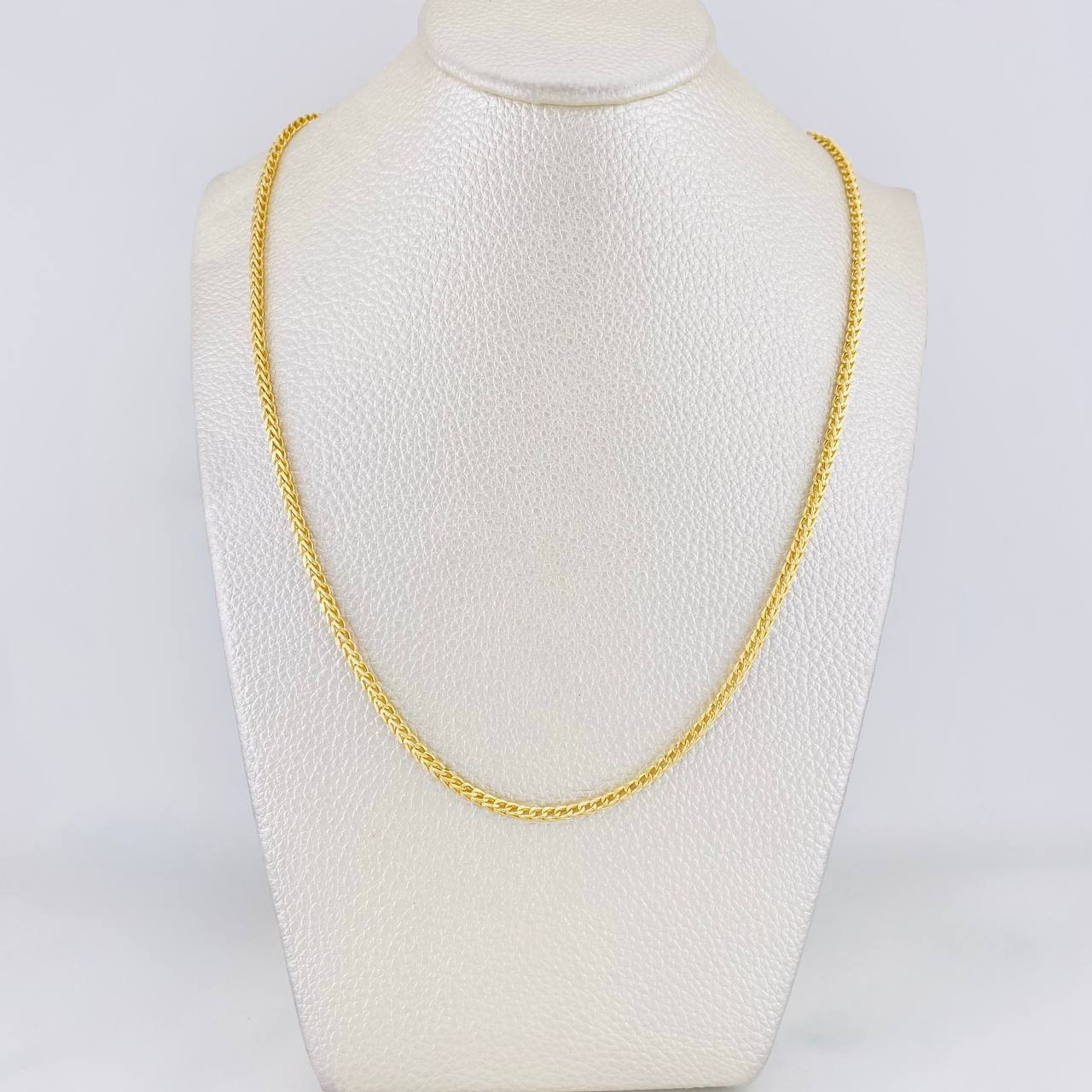 Cadena Franco 7.7g / 24 in / 1.95mm Oro Amarillo 18K