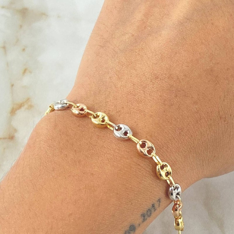 Bracelet GC 3.2gr / 7.1in / 18K Gold