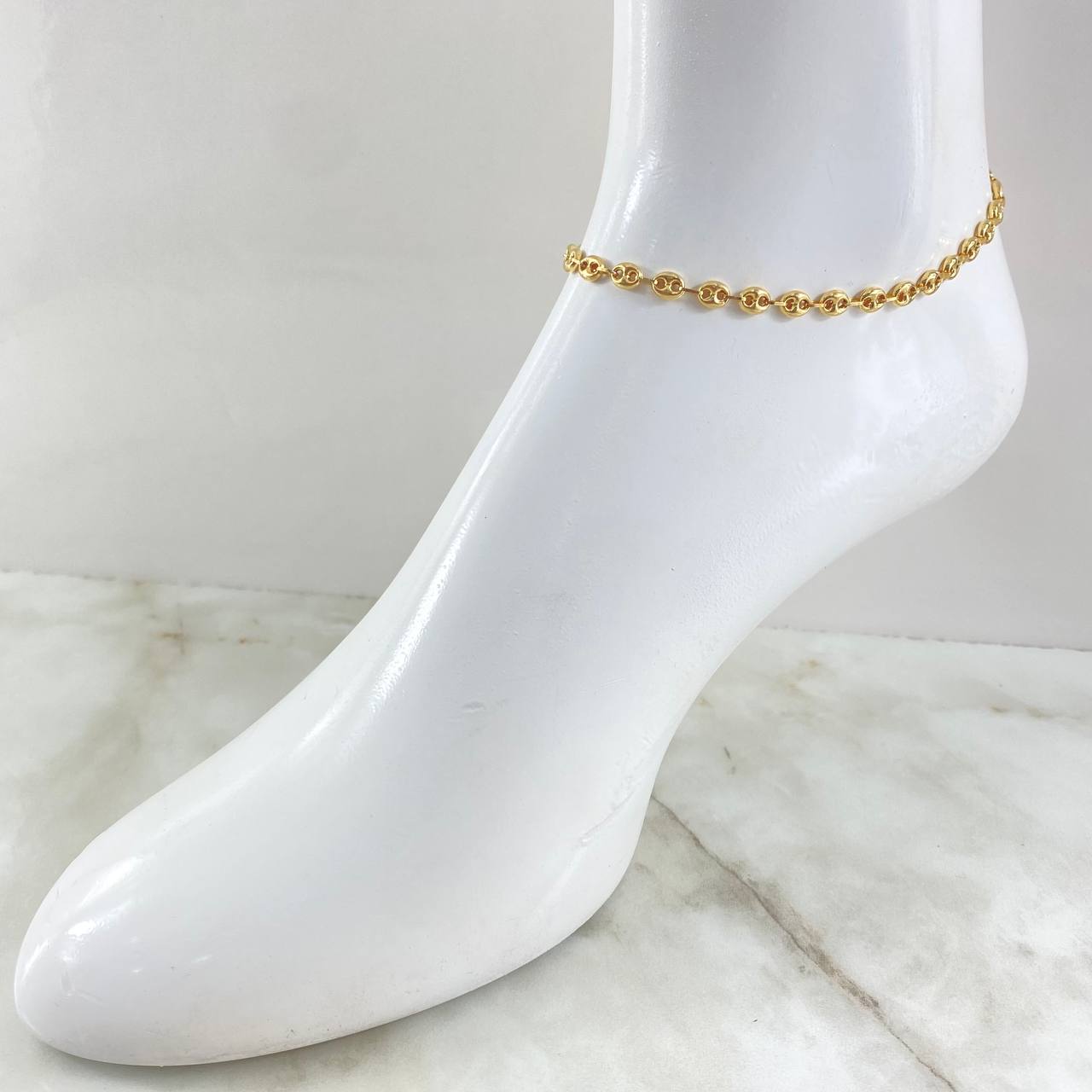 GC Anklet 4.2gr / 25.5cm / 10.0in / 18K Gold ©