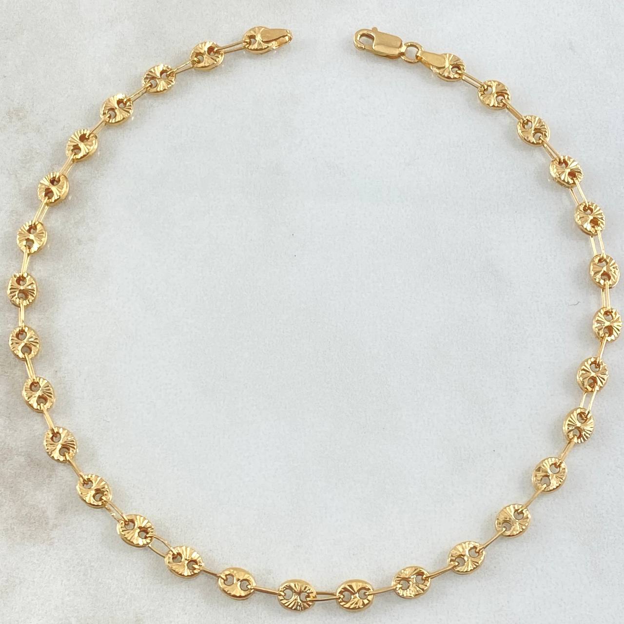 GC Anklet 4.45gr / 25.5cm / 10.0in / 18K Gold ©