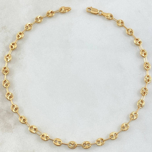 GC Anklet 4.45gr / 25.5cm / 10.0in / 18K Gold ©