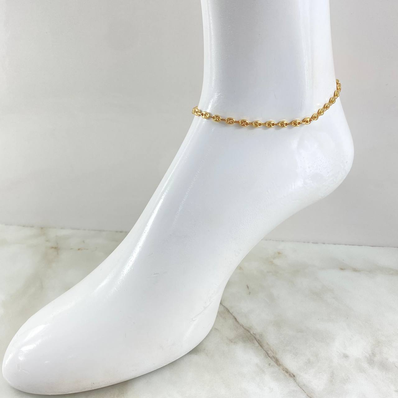 Tobillera GC 3.4gr / 25.5cm / Oro 18K