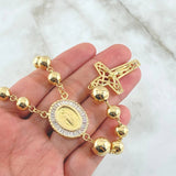 Miraculous Virgin Rosary 50.75gr / 27.6in / 18K Gold ©