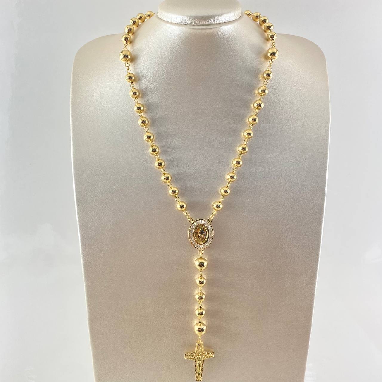 Miraculous Virgin Rosary 50.75gr / 27.6in / 18K Gold ©