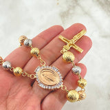 Miraculous Virgin Rosary 45.9gr / 25.6in / 18K Gold ©
