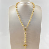 Miraculous Virgin Rosary 48.6gr / 25.6in / 18K Gold ©