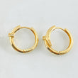 Hoop Earrings Stud 5.15gr / 3/4 in / 18K Gold