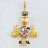 Dije Pato Bolsas Dinero 13.15gr / 2 1/4 in / Oro Amarillo 18K ©