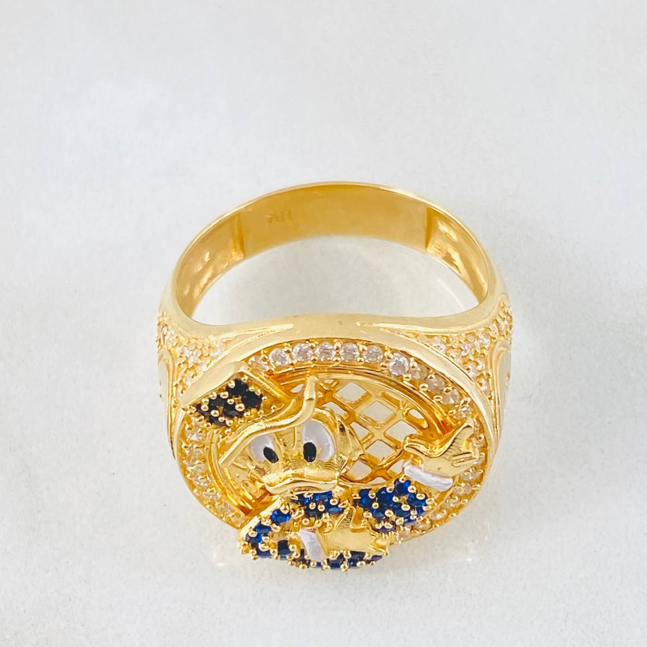 Anillo Pato 12.2gr / T11 / Oro Amarillo 18K ©