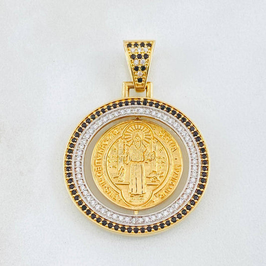 Dije San Benito 8.35gr / 1 1/2 in / Oro Amarillo 18K