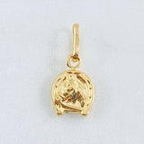 Dije Herradura Caballo 0.65gr / 3/4 in / Oro Amarillo 18K ©