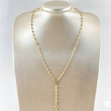 Miraculous Virgin Rosary 6.5gr / 21 3/4 in / 3mm-4mm 18K Yellow Gold *
