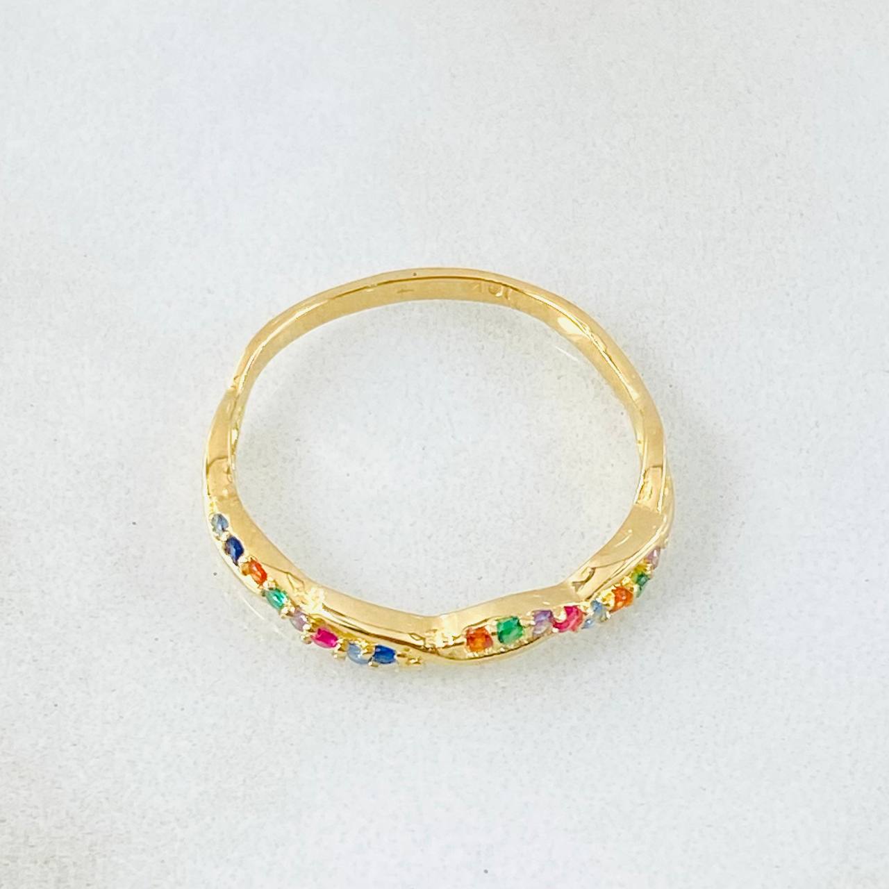 Interlaced Ring 1.8gr / Size 7 1/4 / 18K Gold