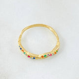 Interlaced Ring 1.8gr / Size 7 1/4 / 18K Gold