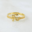 Anillo Fe 2gr / T6 1/2 / Oro Amarillo 18K *