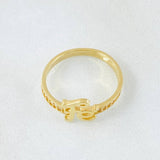Anillo Fe 2gr / T6 1/2 / Oro Amarillo 18K *