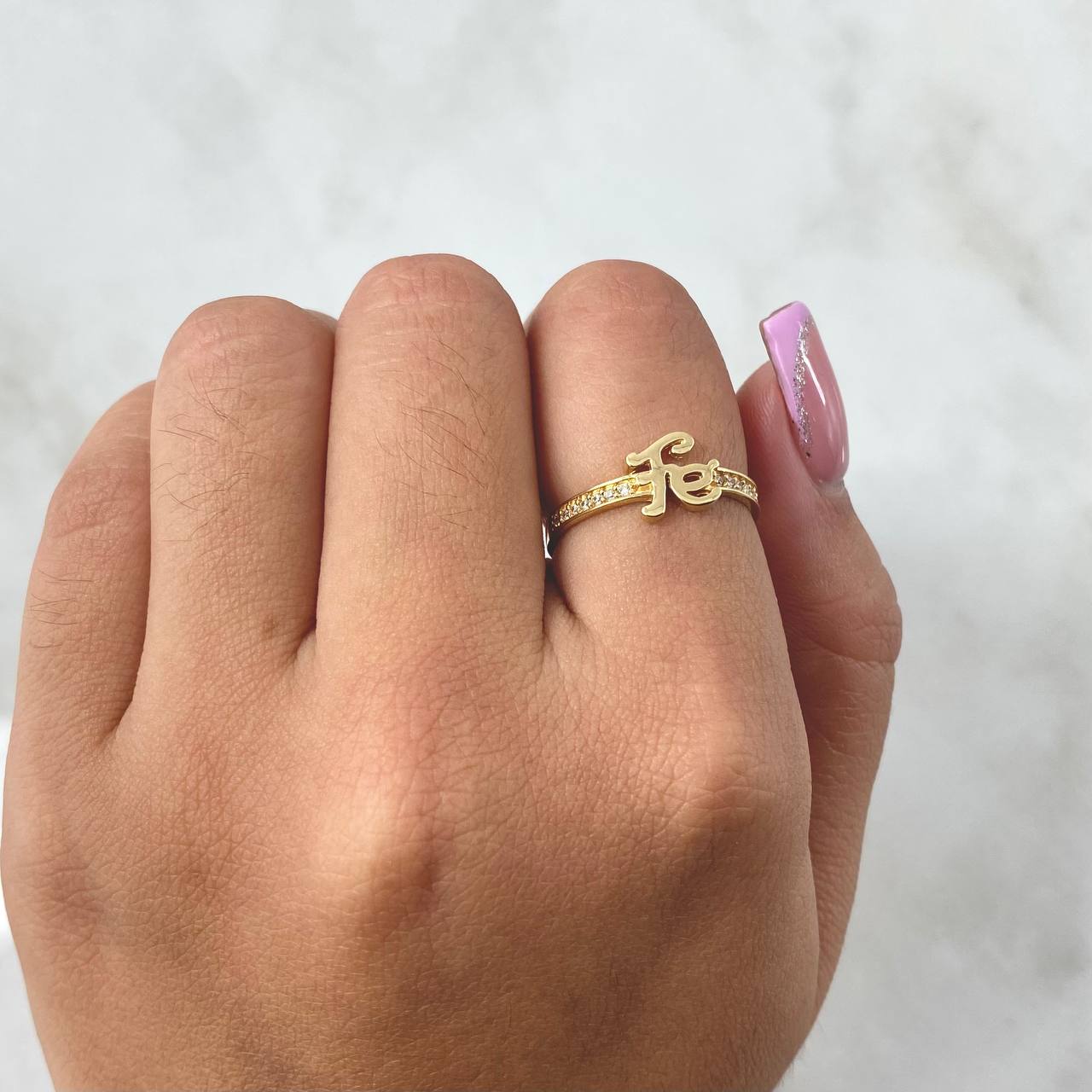 Anillo Fe 1.9gr / T5 1/4 / Oro Amarillo 18K *