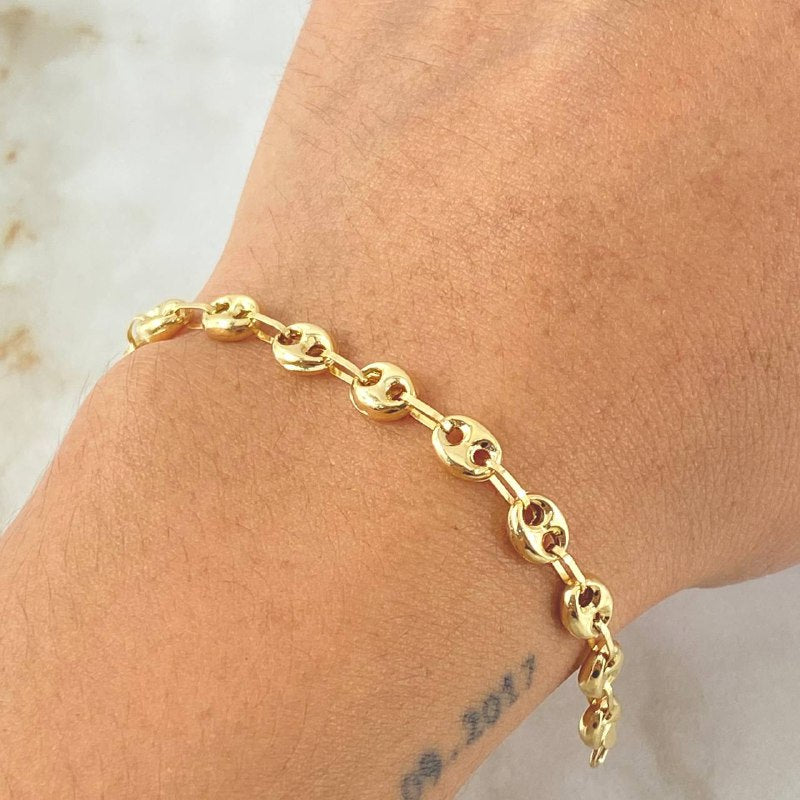 Bracelet GC 3.1gr / 7.9in / 18K Gold ©