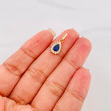 Pendant Dense Drop 1.2g / 3/4 in 18K Yellow Gold