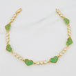 Bracelet Halo Hearts 10.2g / 7 3/4 in / 4.2mm Yellow Gold 18K