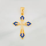 Dije Cruz Gótica 3g / 1 1/2 in Oro Amarillo 18K
