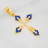 Dije Cruz Gótica 3g / 1 1/2 in Oro Amarillo 18K