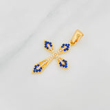 Dije Cruz Gótica 3g / 1 1/2 in Oro Amarillo 18K