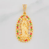 Dije Virgen Guadalupe 8.2g / 1 3/4 in Oro Amarillo 18K