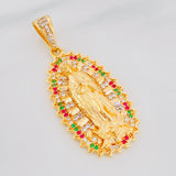 Dije Virgen Guadalupe 8.2g / 1 3/4 in Oro Amarillo 18K