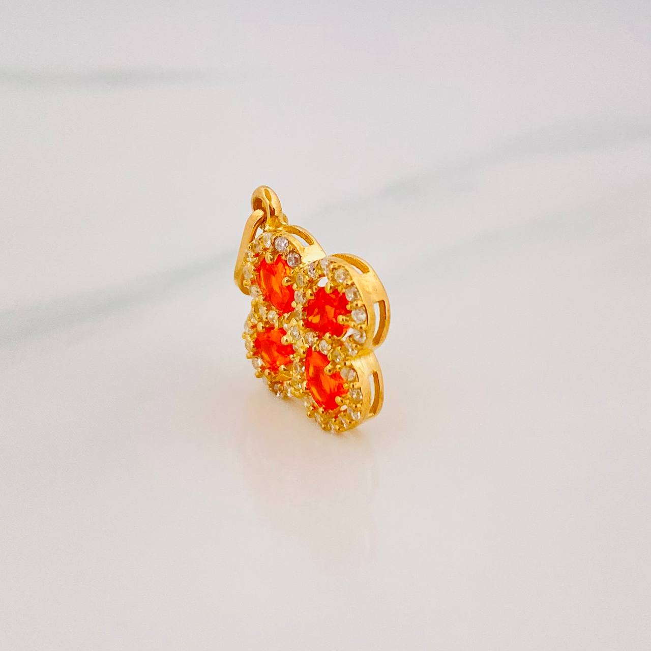 Dije Trebol 1.75g / 1 in Oro Amarillo 18K