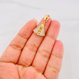 Dije Virgen Maria 3.2g / 1 1/4 in Oro Amarillo 18K