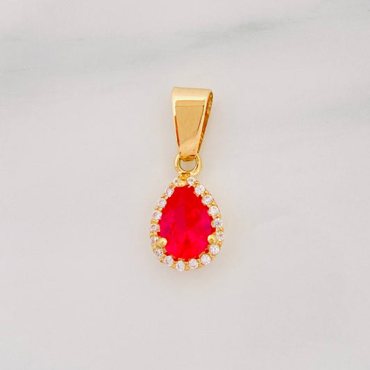 Dije Halo Gota 1.35g / 3/4 in Oro Amarillo 18K