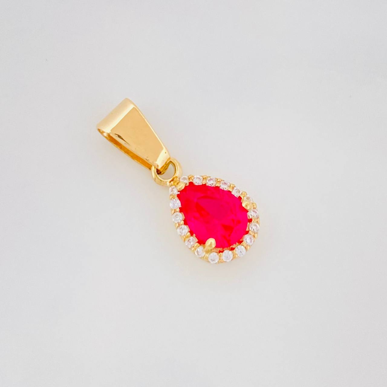 Dije Halo Gota 1.35g / 3/4 in Oro Amarillo 18K