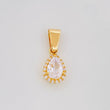 Dije Halo Gota 1.4g / 3/4 in Oro Amarillo 18K