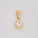 Dije Halo Gota 1.35g / 3/4 in Oro Amarillo 18K