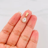 Dije Halo Gota 1.35g / 3/4 in Oro Amarillo 18K