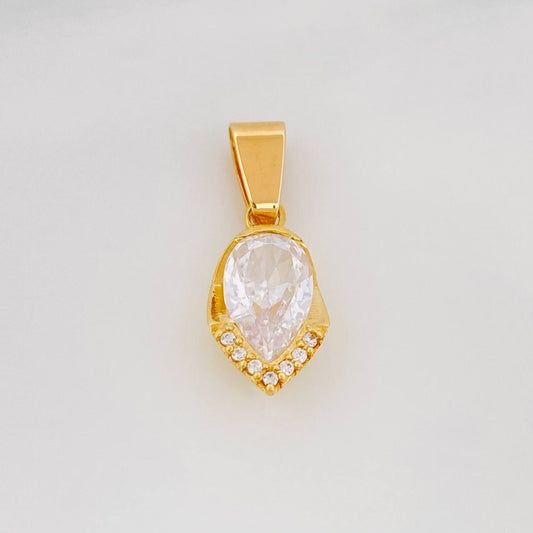 Dije Lagrima Marquesa 1.5g / 3/4 in Oro Amarillo 18K