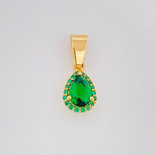 Dije Halo Gota 1.3g / 3/4 in Oro Amarillo 18K