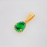 Dije Halo Gota 1.3g / 3/4 in Oro Amarillo 18K