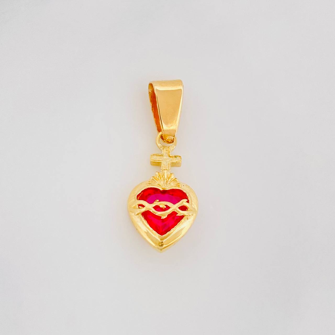 Dije Sagrado Corazón de Jesús 1.45g / 3/4 in Oro Amarillo 18K