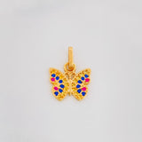 Dije Mariposa 1.2g / 3/4 in Oro Amarillo 18K