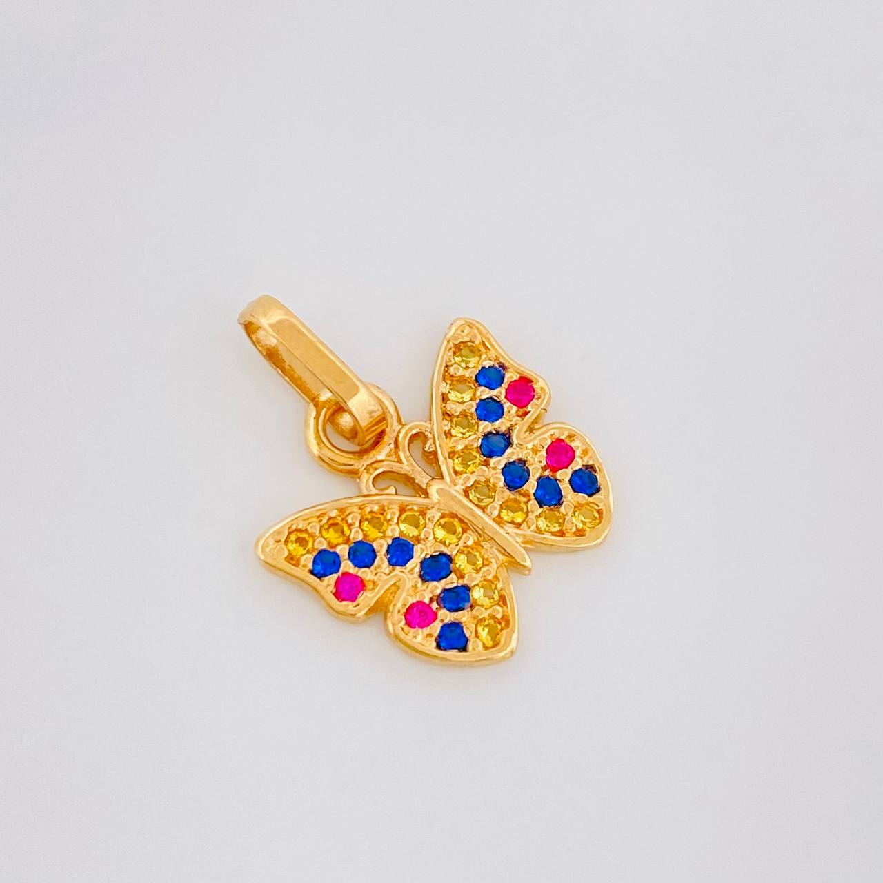 Dije Mariposa 1.1g / 3/4 in Oro Amarillo 18K