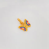 Dije Mariposa 1.2g / 3/4 in Oro Amarillo 18K